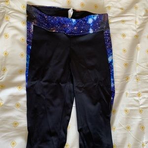 BlackMilk Galaxy workout 3/4 pants